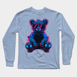 Neon Teddy Bear Long Sleeve T-Shirt